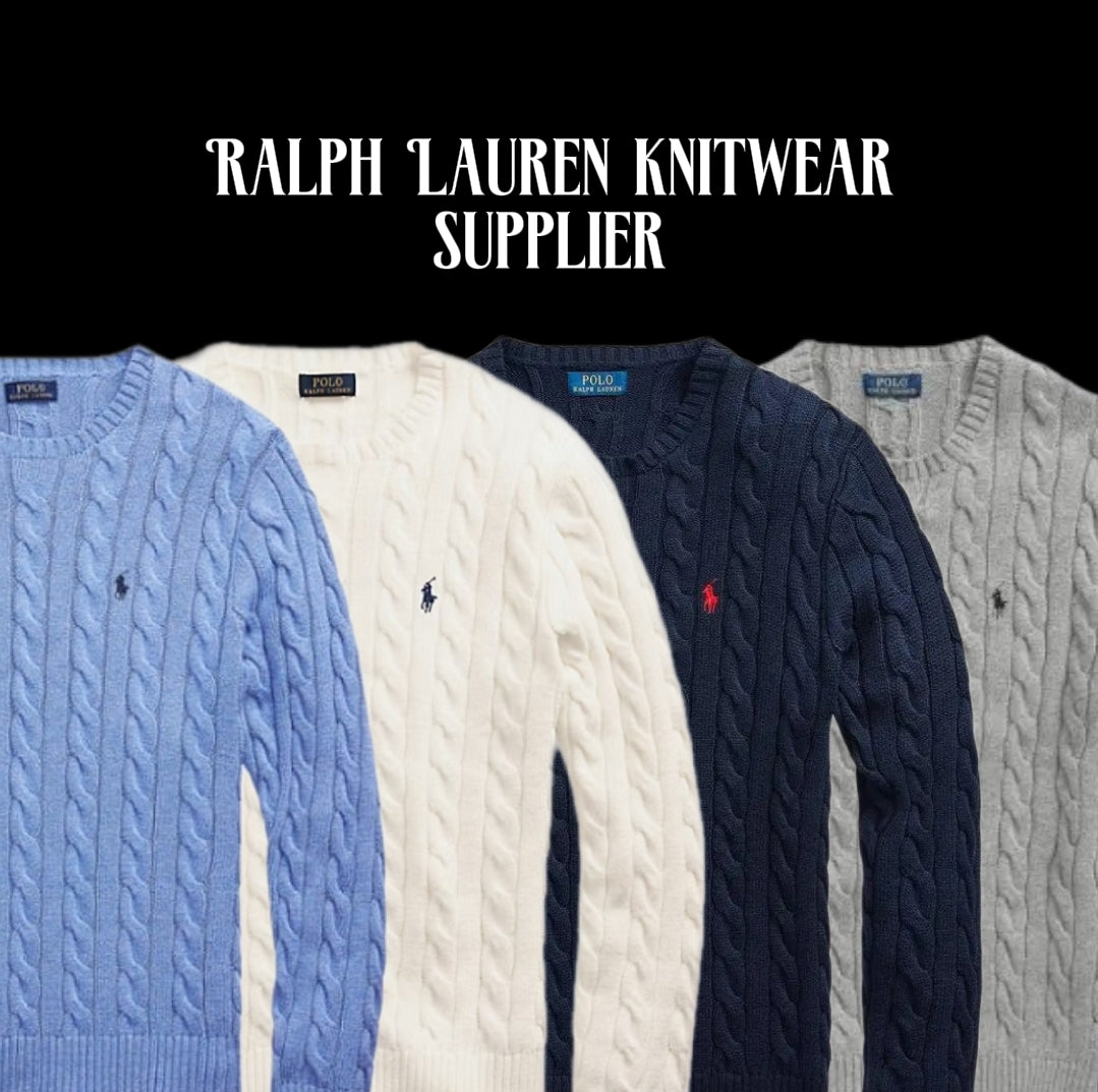Ralph Lauren Knitwear supplier - Trusted + Verified